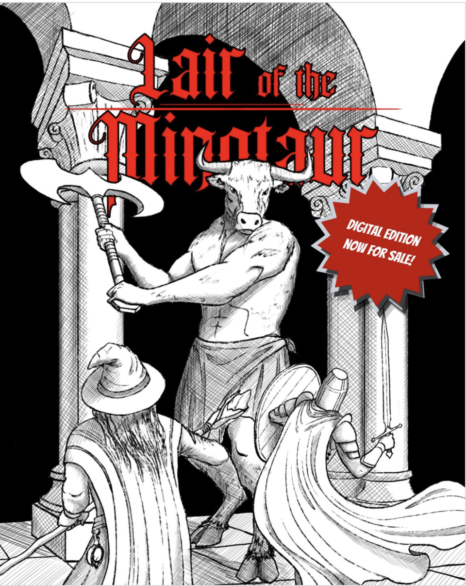 Lair of the Minotaur now on sale